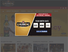Tablet Screenshot of goldberg-nigeria.com